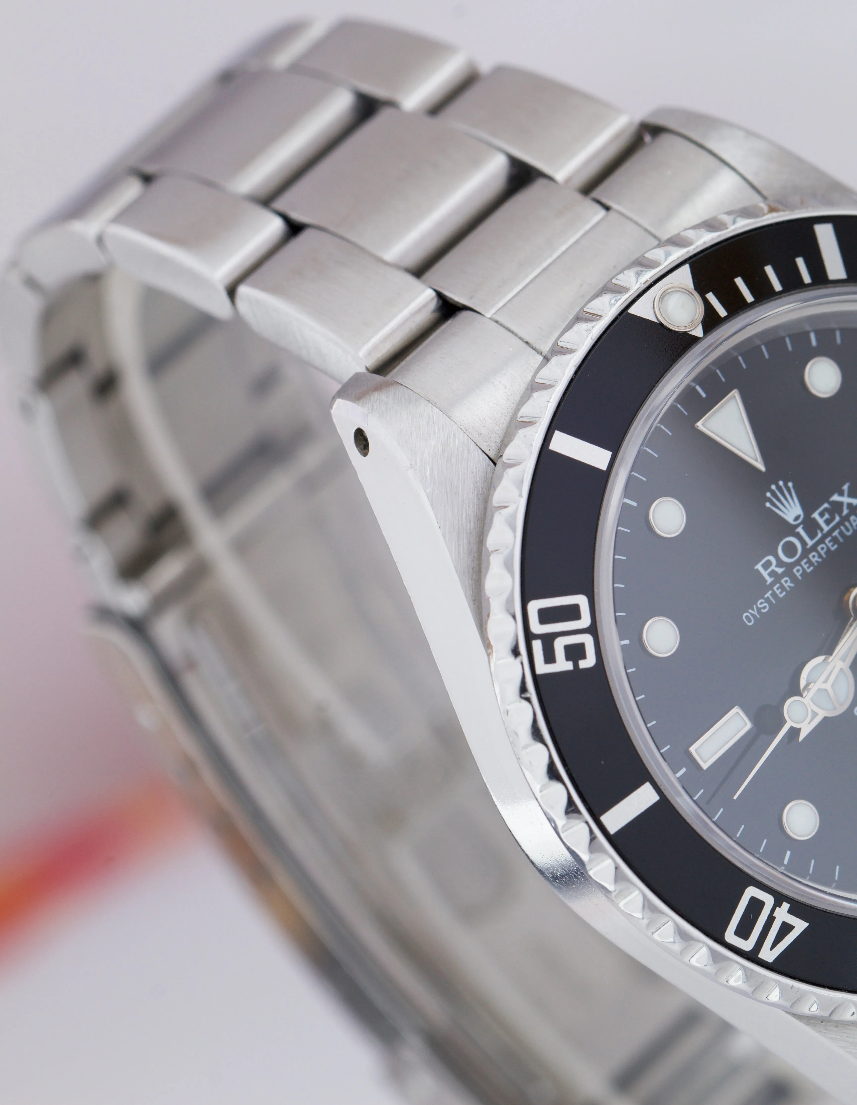 1988 TRIPLE ZERO Rolex Submariner Stainless Steel 40mm Watch 168000 FULL SET