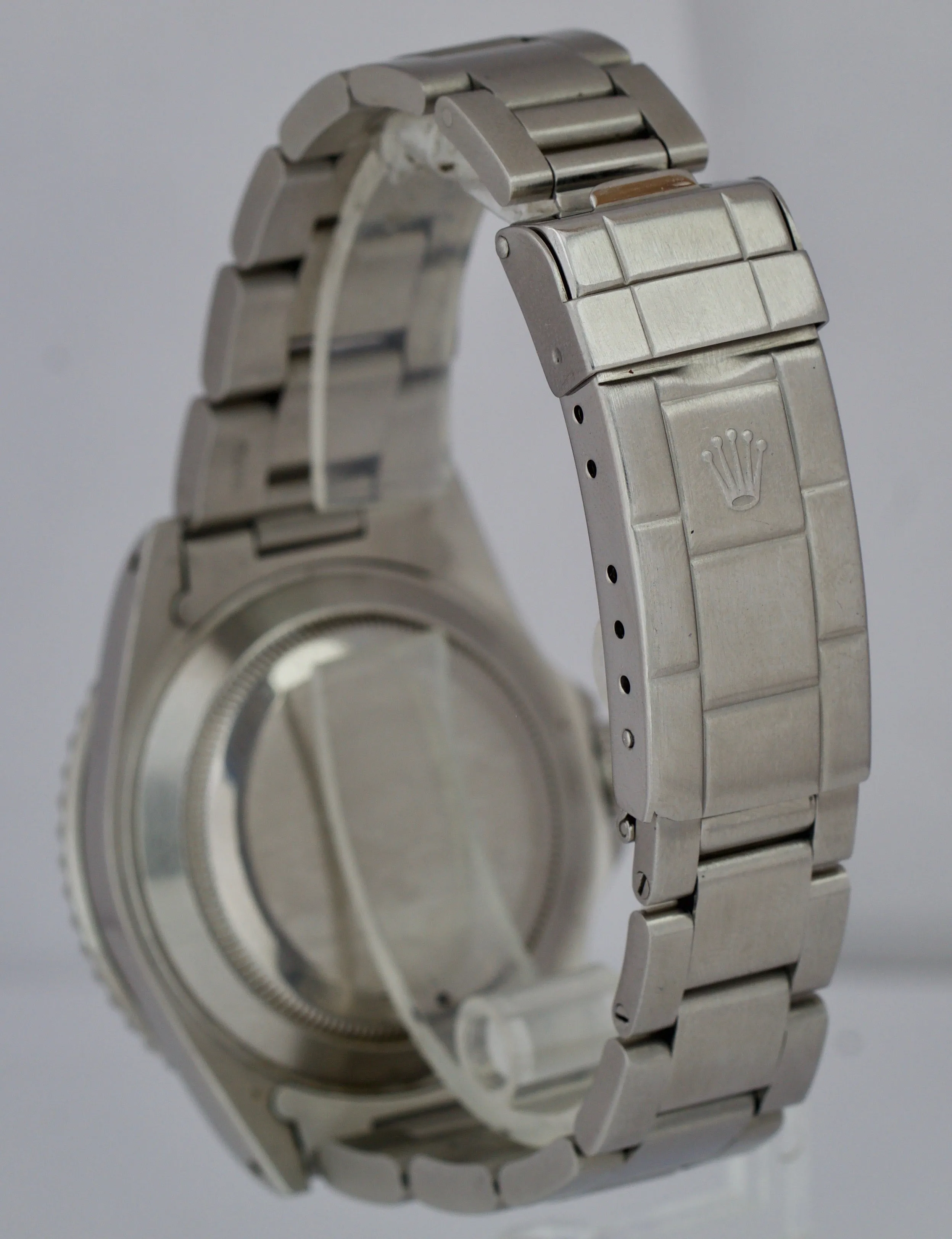 1990 Rolex Submariner Date 40mm Black Stainless Steel CREAM Patina Watch 16610