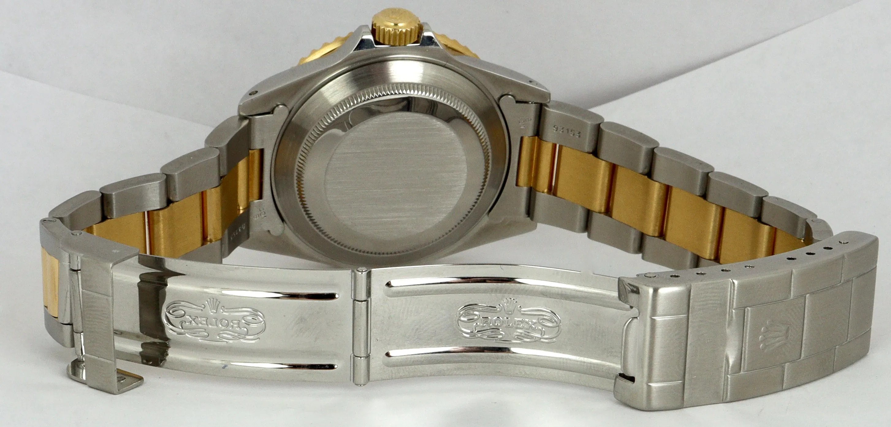 1991 Rolex Submariner Date PURPLE Dial 16613 Two-Tone 18K Gold Blue Steel 40mm