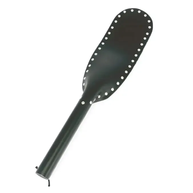 20 Inch Rimba Black Large Leather Paddle