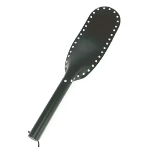 20 Inch Rimba Black Large Leather Paddle