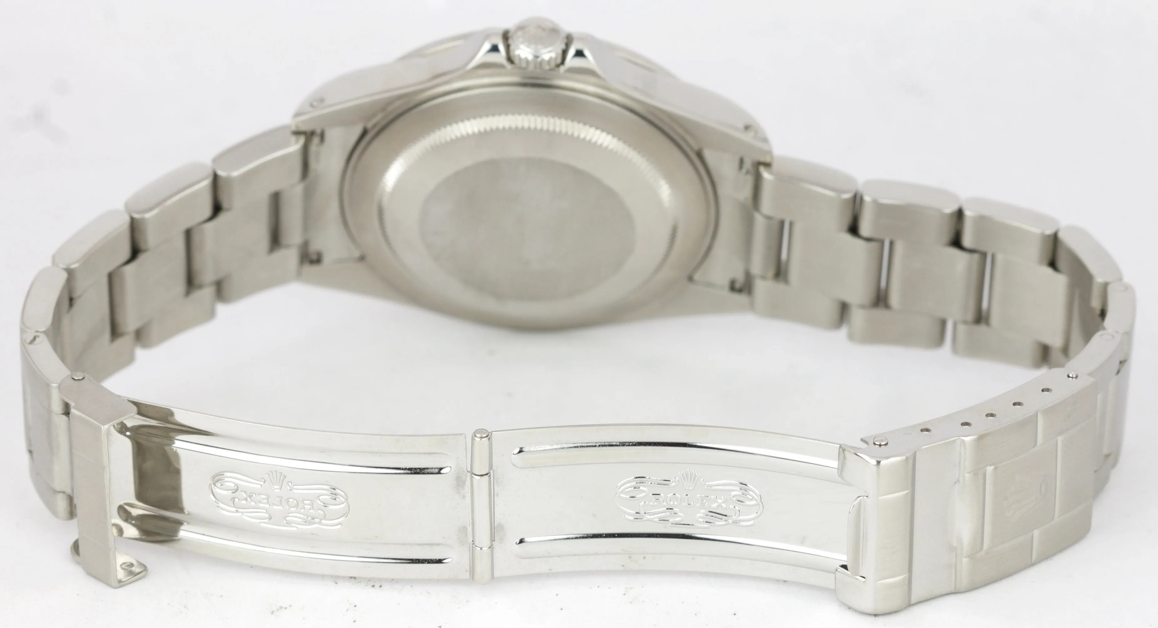 2000 MINT Rolex Explorer II Polar White Stainless Steel 40mm GMT SEL 16570 Watch