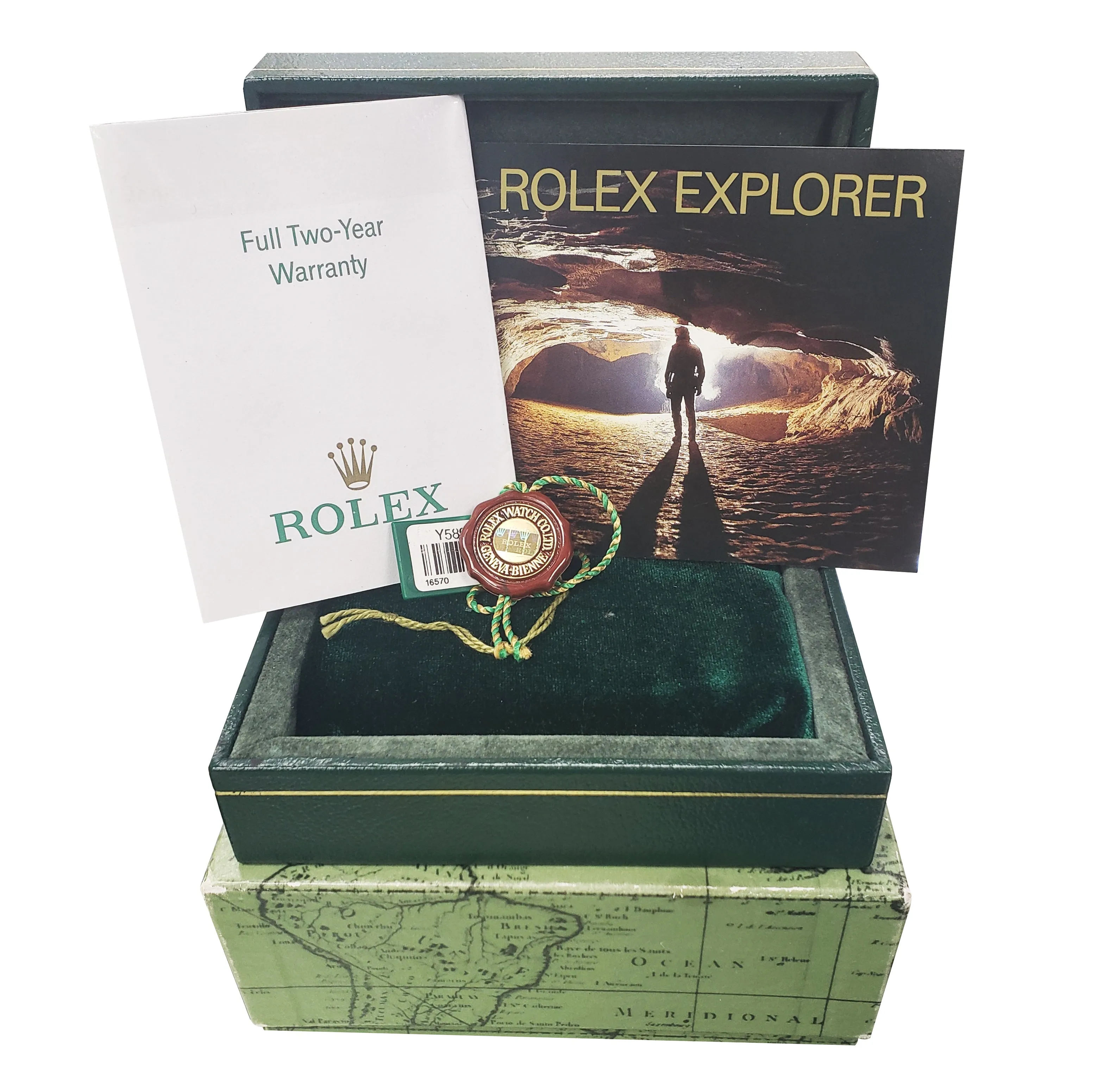2003 Rolex Explorer II Polar White Stainless Steel 40mm GMT SEL Watch 16570 B P