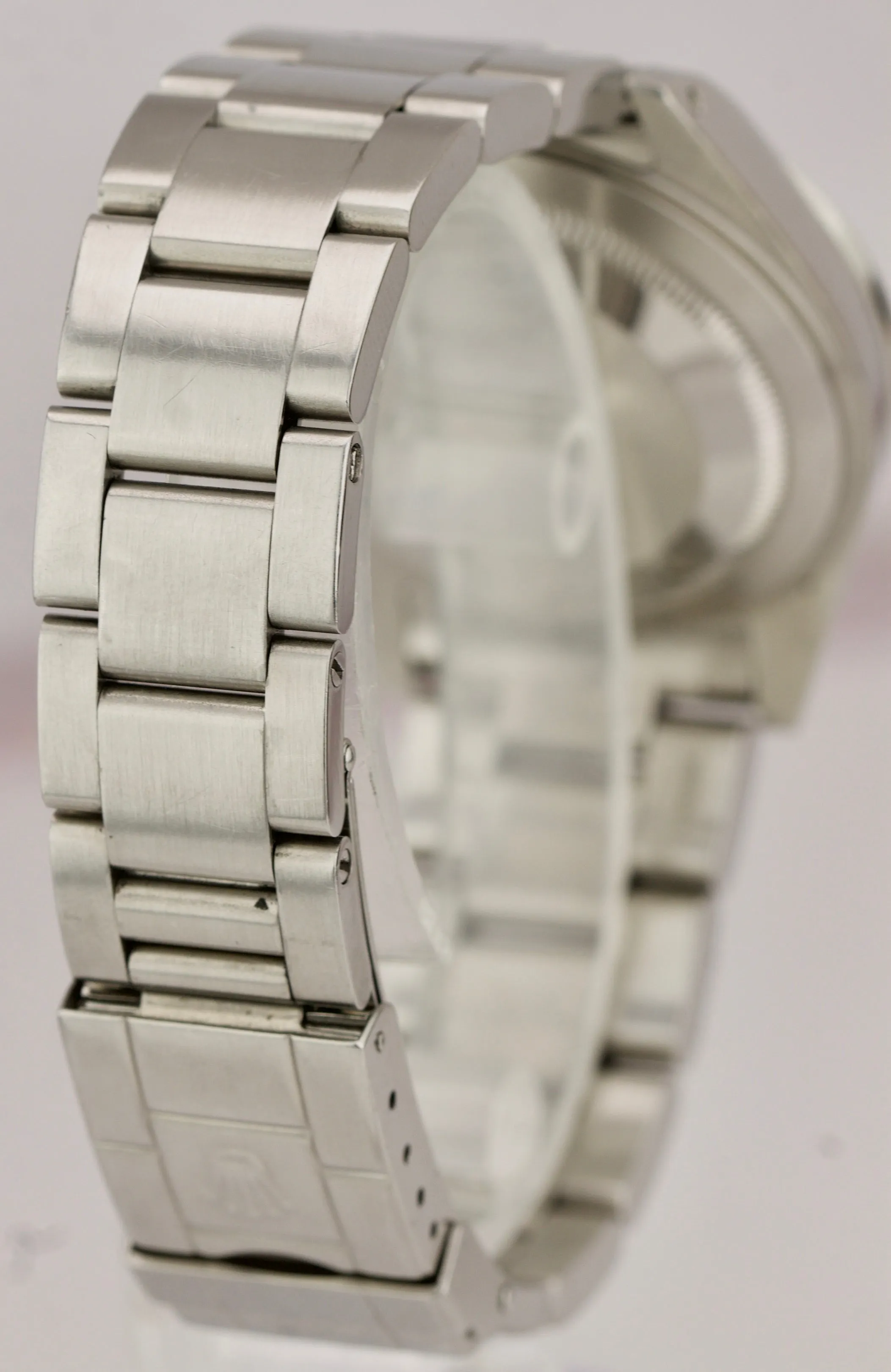 2003 UNPOLISHED Rolex Explorer II SEL LUME Steel Black Date GMT 40mm Watch 16570