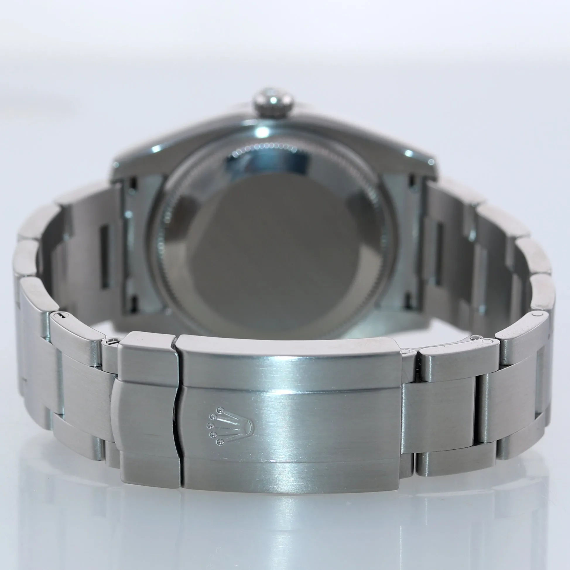 2011 PAPERS Rolex Air-King Oyster Perpetual Blue Concentric Steel 114234 Watch