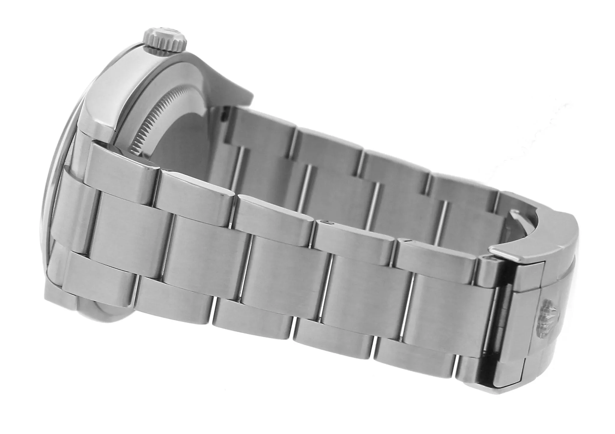 2012 Men's Rolex Explorer I Black 39mm Stainless Steel Swiss Oyster Watch 214270