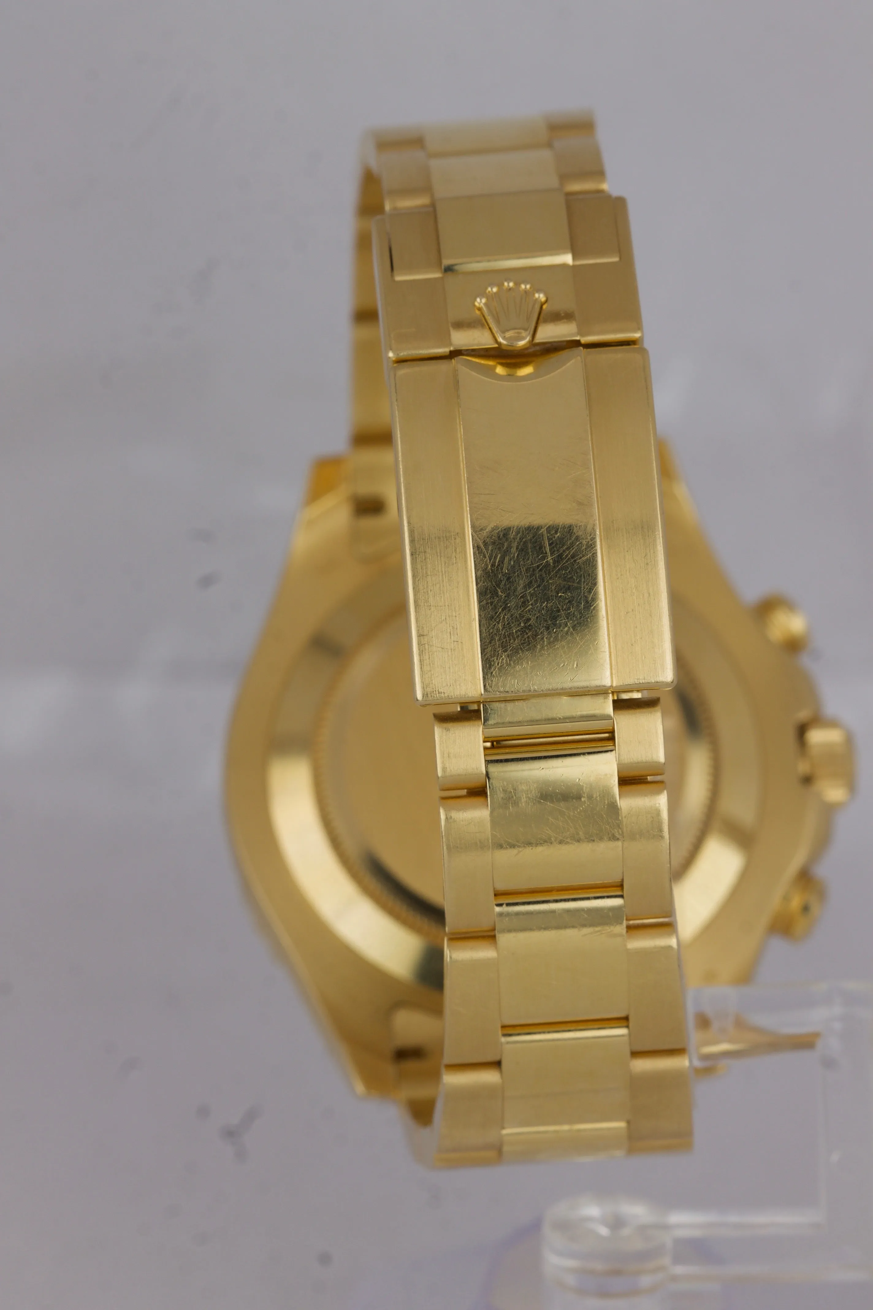 2014 BLUE HANDS Rolex Yacht-Master II 2 18K Yellow Gold Blue 116688 44mm Watch