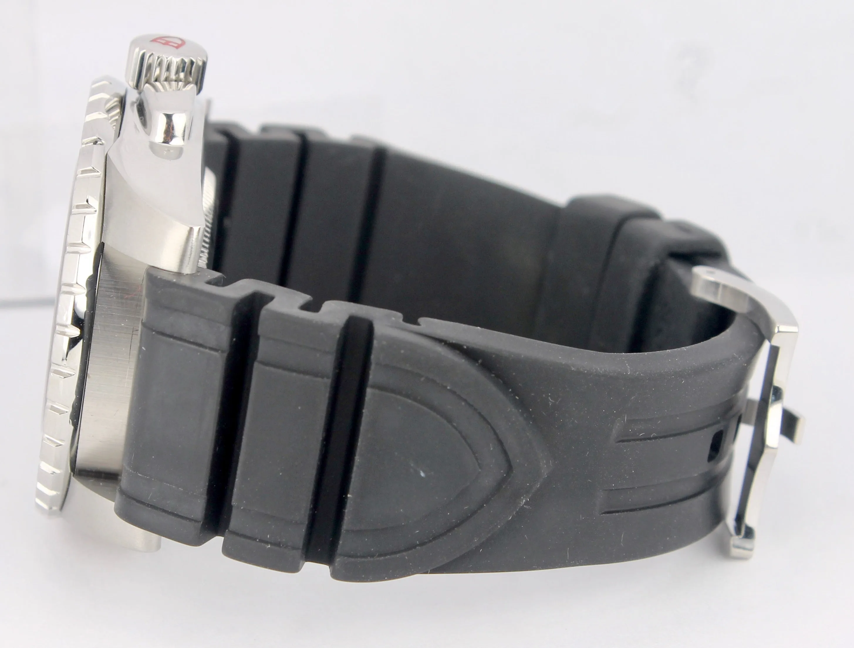 2014 Tudor Hydronaut 1200 Automatic Black 46mm 25000 Rubber Dive Date Watch