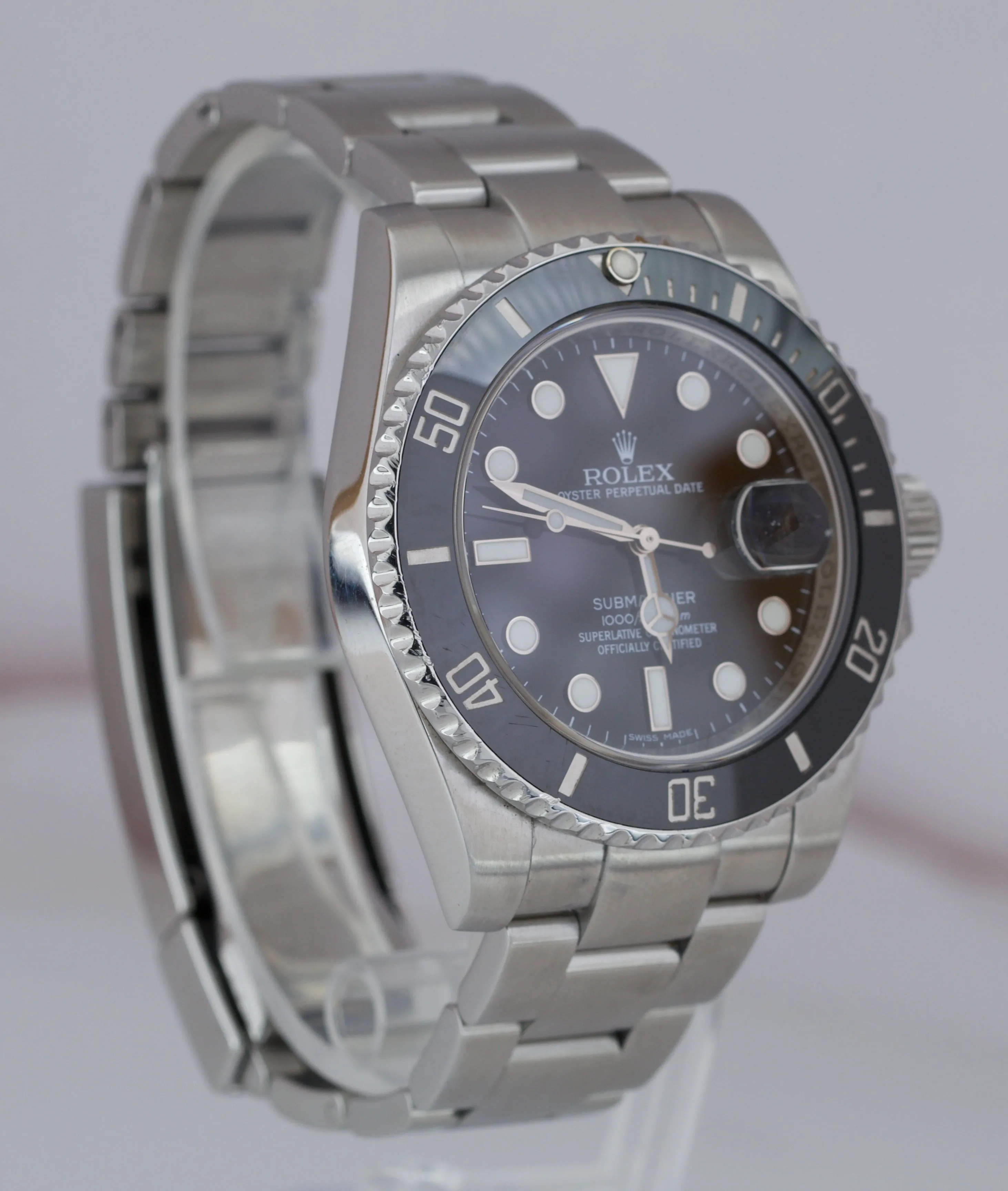 2019 Men's Rolex Submariner Date 116610 LN Stainless Black Ceramic 40mm Watch