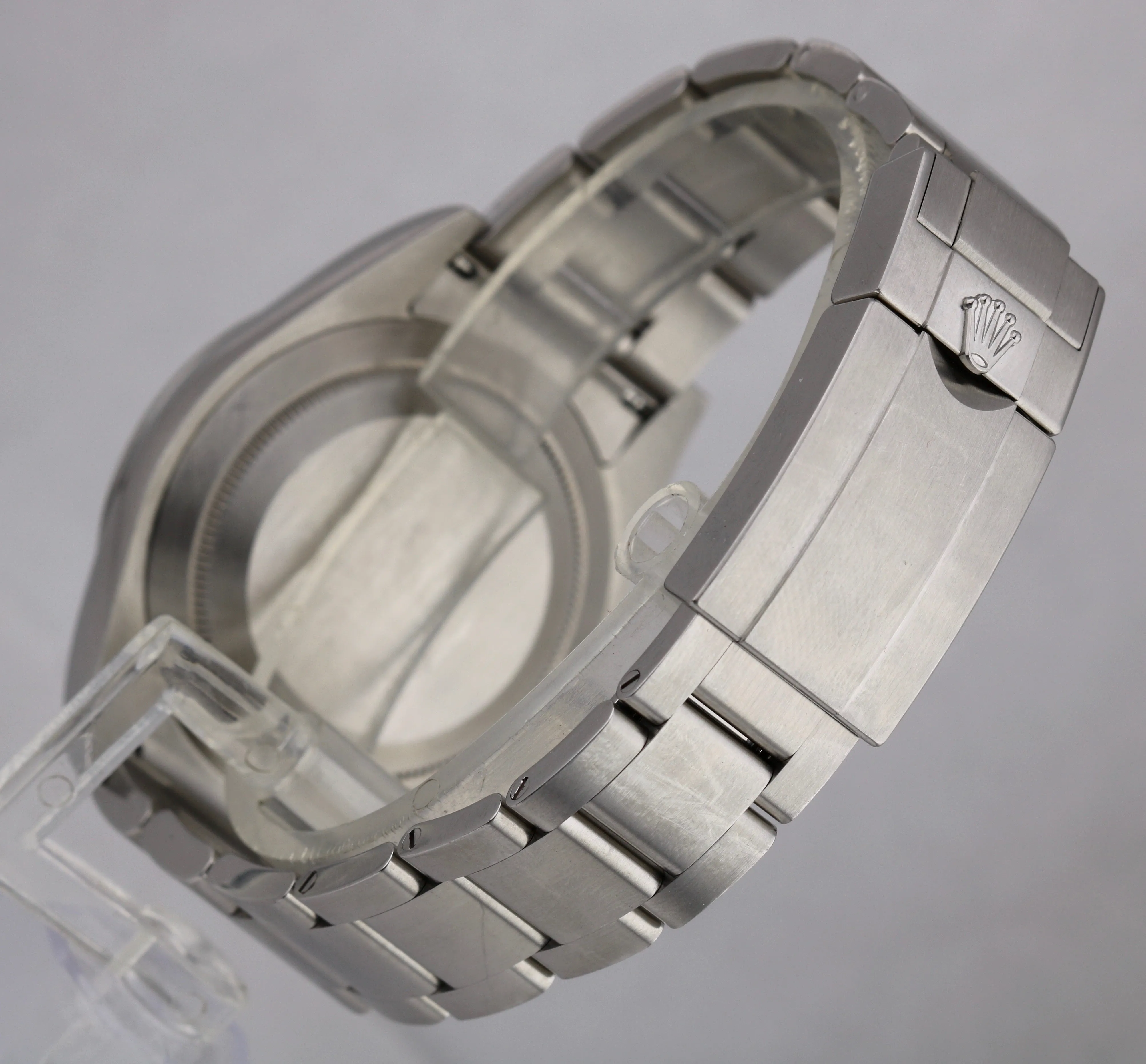 2019 UNPOLISHED Rolex Explorer I Black 3-6-9 FULL LUME 39mm 214270 Steel Watch