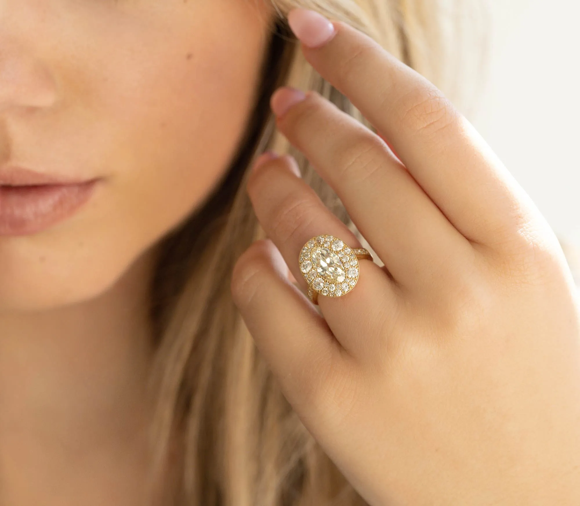 2.02 ct. 'Moval' Cut Diamond Ring