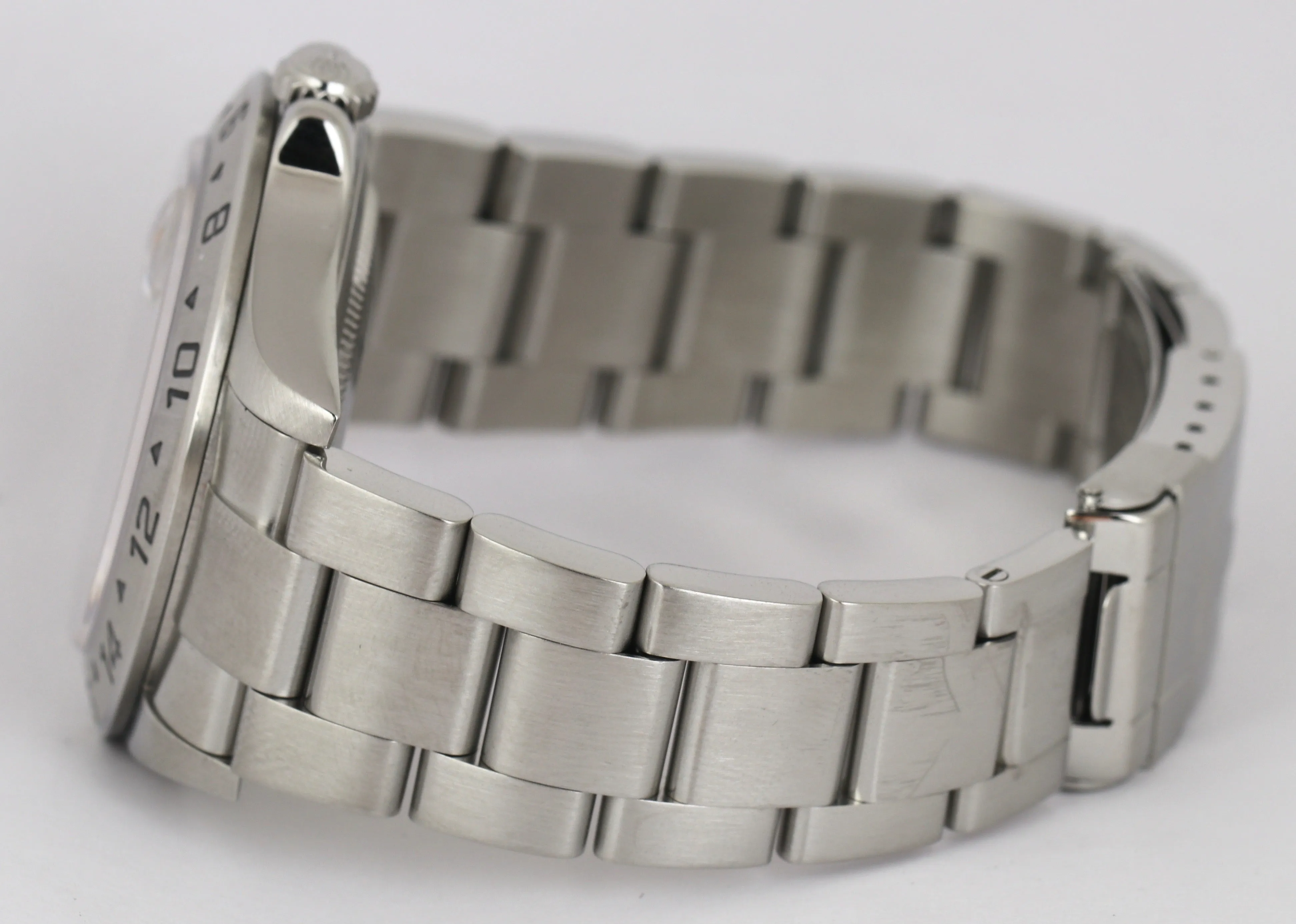 2020 ROLEX SERVICE RSC Explorer II 16570 Stainless 40mm GMT Automatic Black