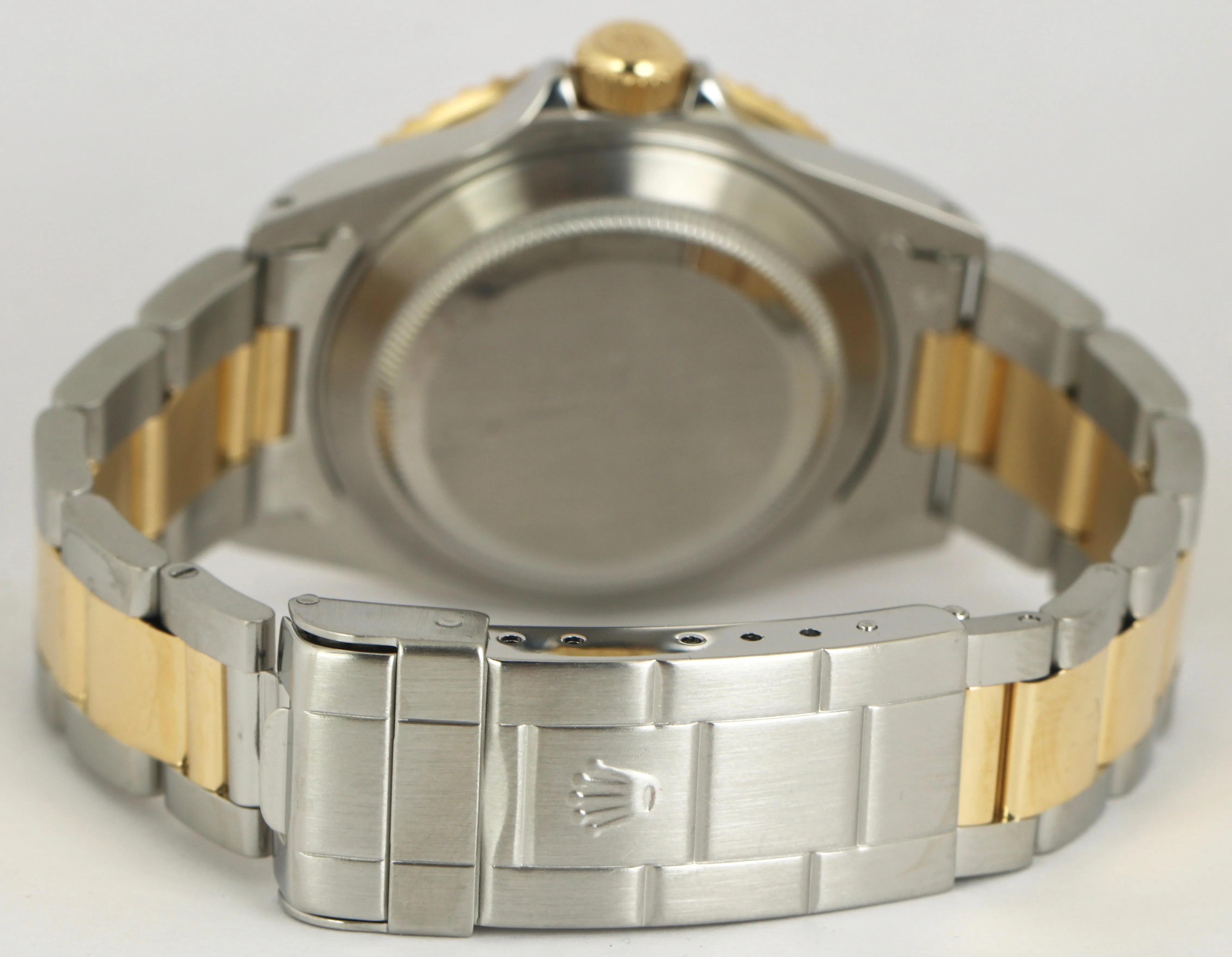 2020 ROLEX SERVICE Submariner SWISS ONLY Date Blue 16613 Two-Tone 18K Gold 1999