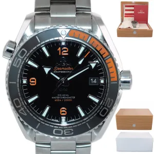 2021 MINT Omega Seamaster Planet Ocean 43.5mm 215.30.44.21.01.002 Ceramic Watch