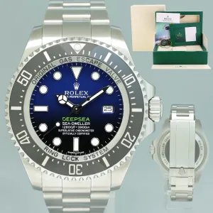 2023 RSC PAPERS Rolex Sea-Dweller Deepsea James Cameron Blue 116660 44mm Watch