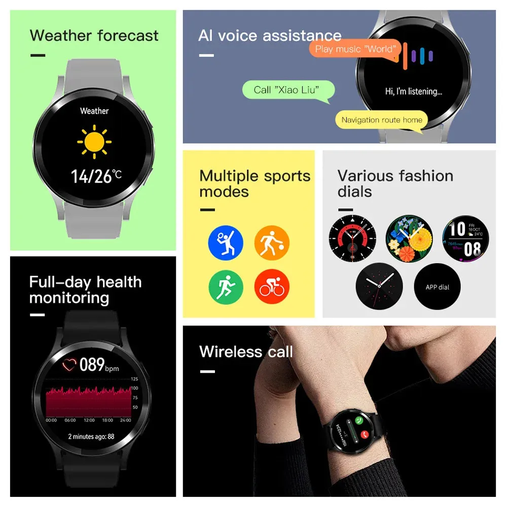 2025 New Bluetooth Call Smart Watches Pro 1.32” Inch 160*160 Custom Dials Sport Men And Woman Health Monitor Smartwatch For Man