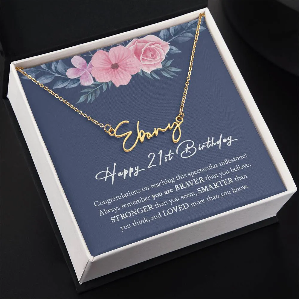 21st Birthday Gift For Her, 21st Birthday Gift for Daughter, Best Friend 21st Birthday, 21st Birthday Necklace, 21st Birthday Jewelry