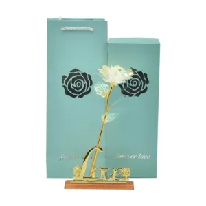 24k Gold Foil Plated Rose – A Timeless Gift of Elegance