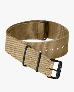 24mm Khaki Nylon Strap