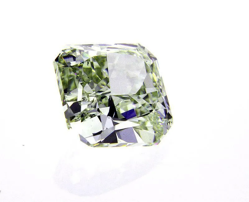 2CT Fancy Green Color VS2 Loose Diamond Natural Radiant Cut GIA Certified