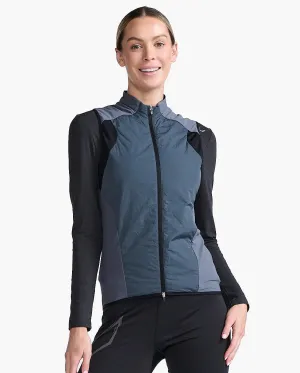 2XU Light Speed Hybrid Vest, Weste, Damen, grau/schwarz