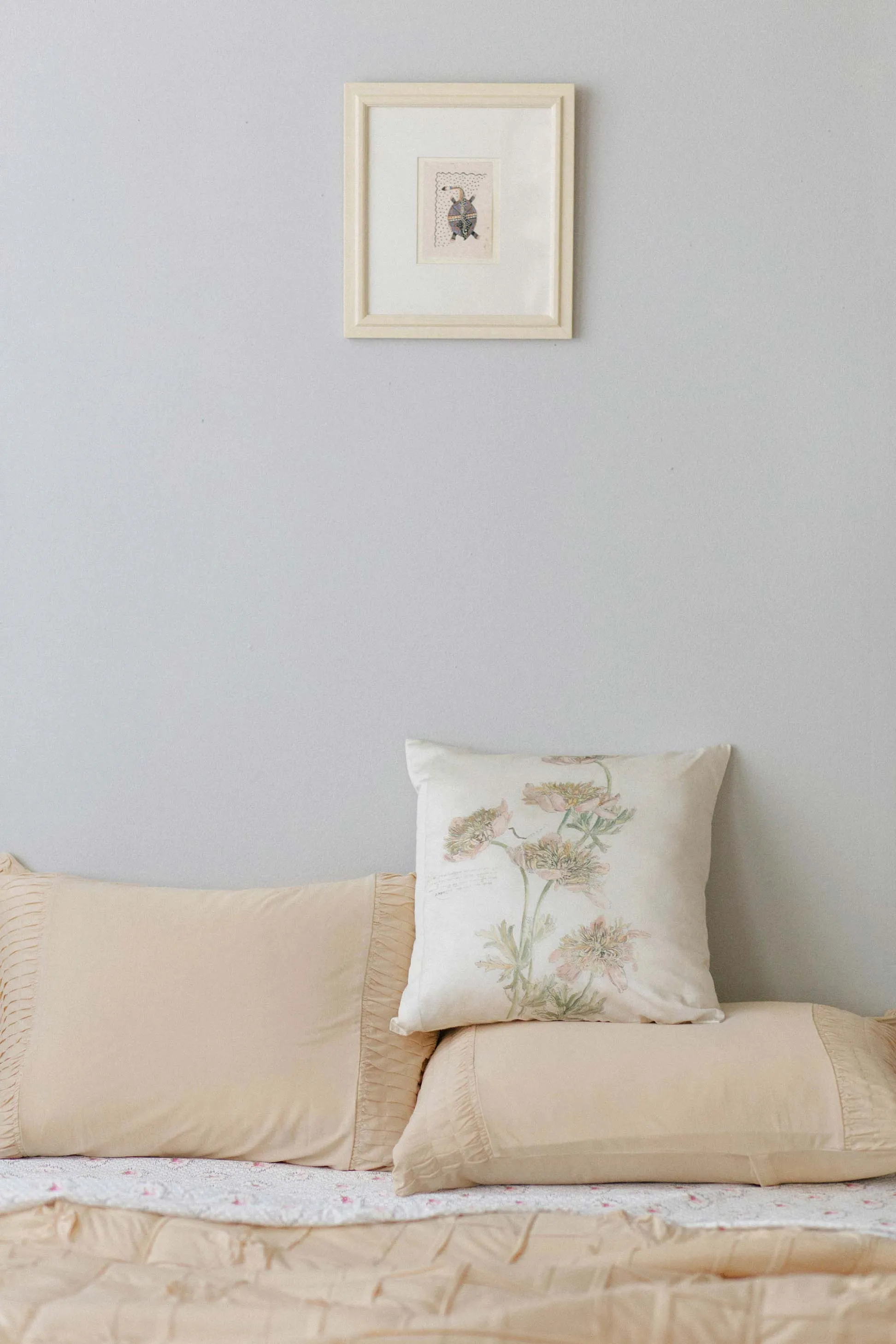 3 Branches with Flowers cushion cover *organic cotton