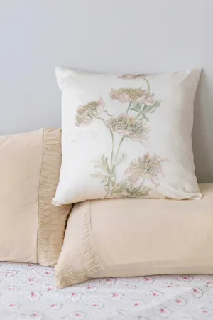 3 Branches with Flowers cushion cover *organic cotton