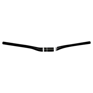 31.8 mm 35 mm Rise Mountain Bike Handlebar - Black