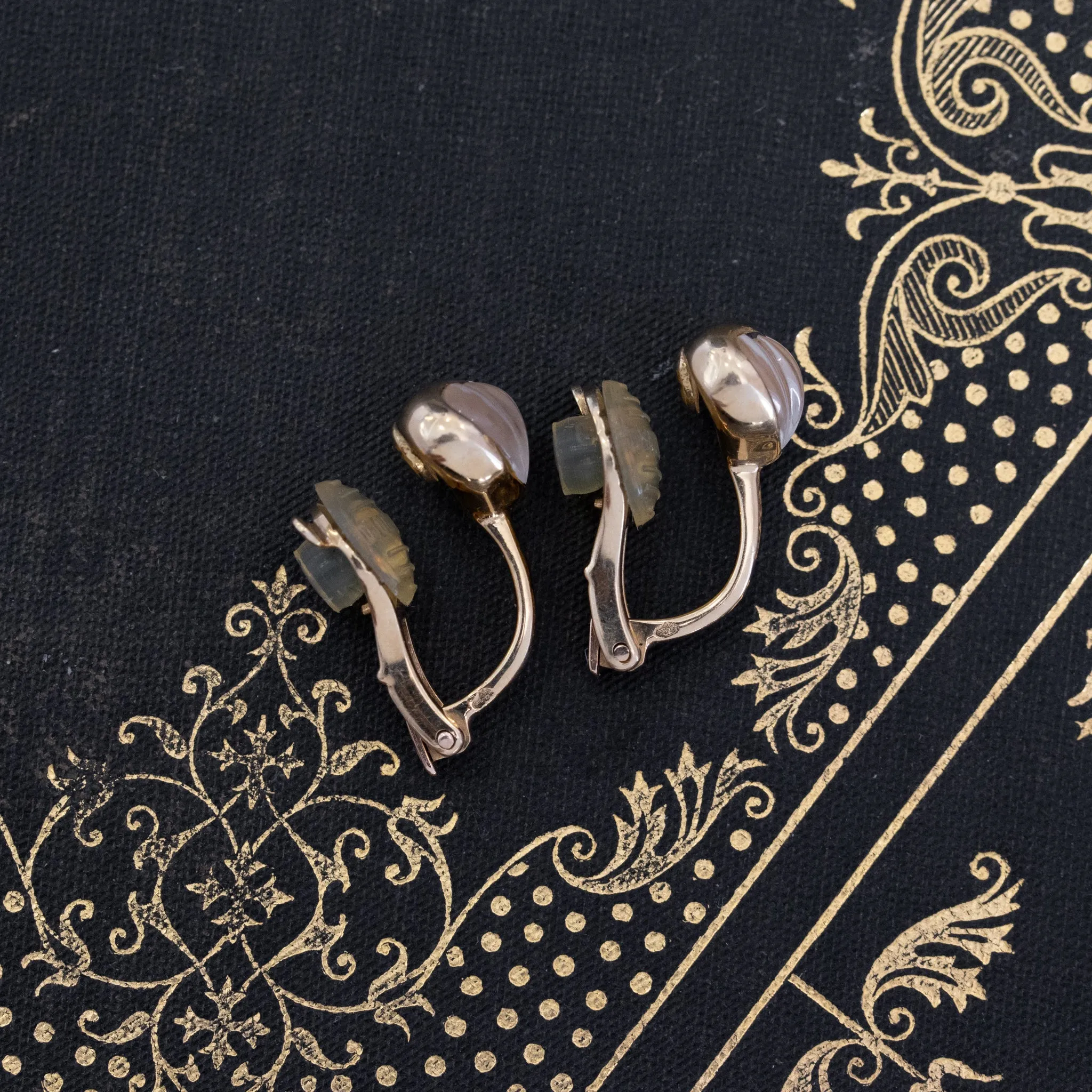 3.50ctw Vintage Boucheron Heart Earrings