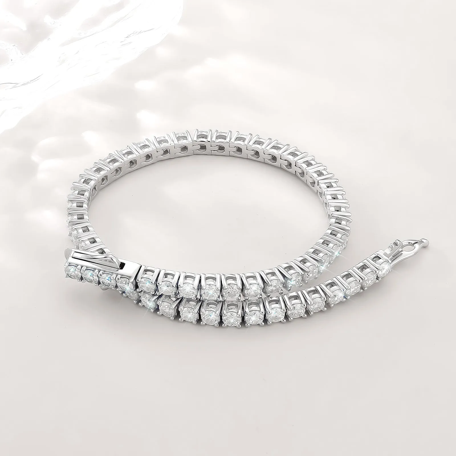 3mm Moissanite Tennis Bracelet S925 KRKC