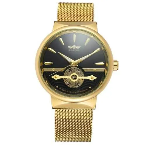 427 3D Scale Design Stainless Automatic Mechanical Watch