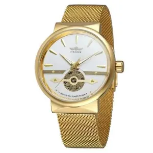 427 3D Scale Design Stainless Automatic Mechanical Watch