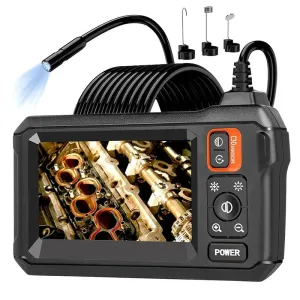 4.3 Inch Endoscope Camera HD 1080P 4.3 "Single Dual Lens 8MM Car Inspection Borescope IP67 Waterproof Sewer Camera with 8 leds
