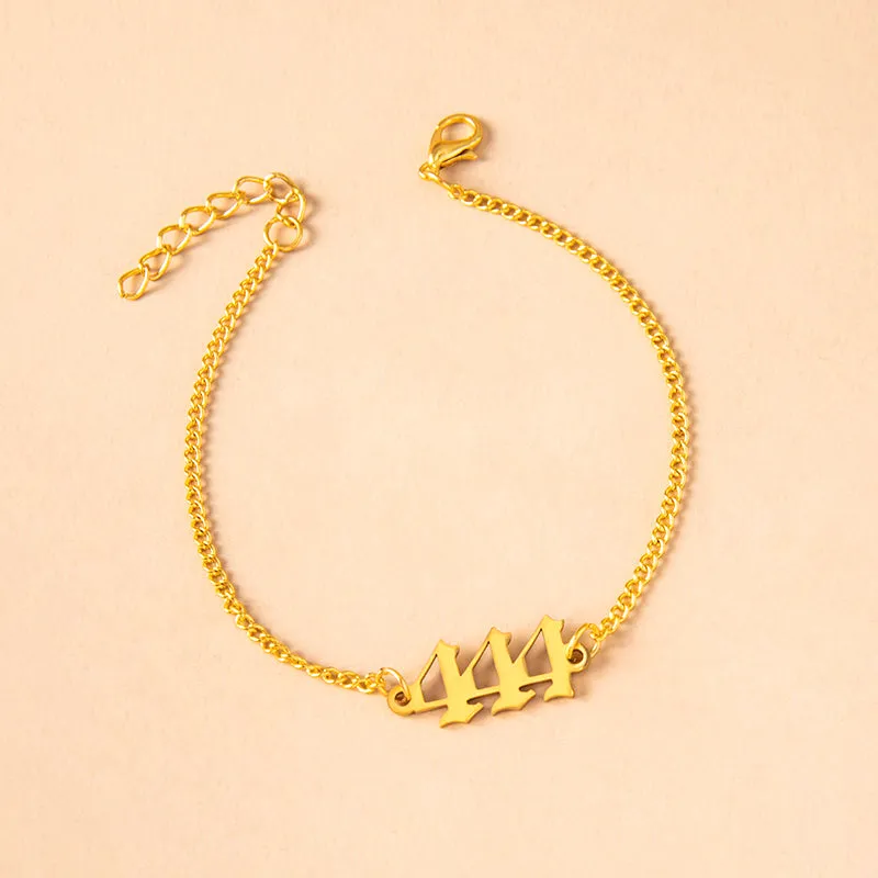 444 Stainless Steel Chain Bracelet for Women