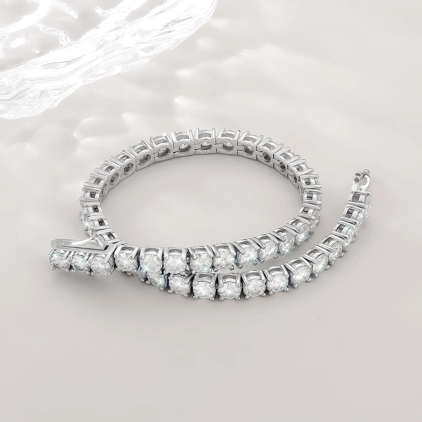 4mm Moissanite Tennis Bracelet S925 KRKC