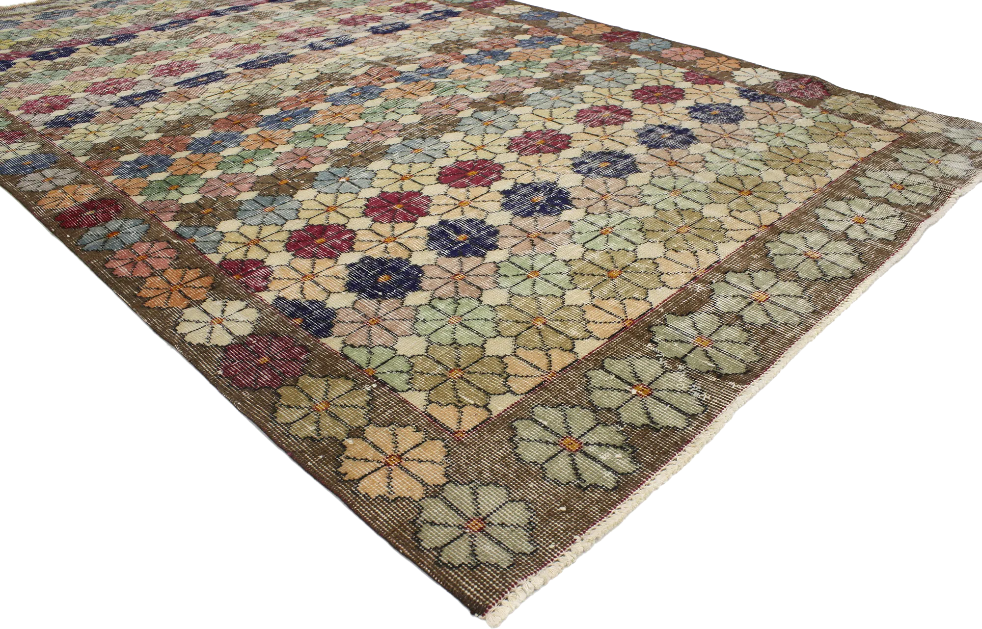 5 x 9 Vintage Sivas Rug 52009