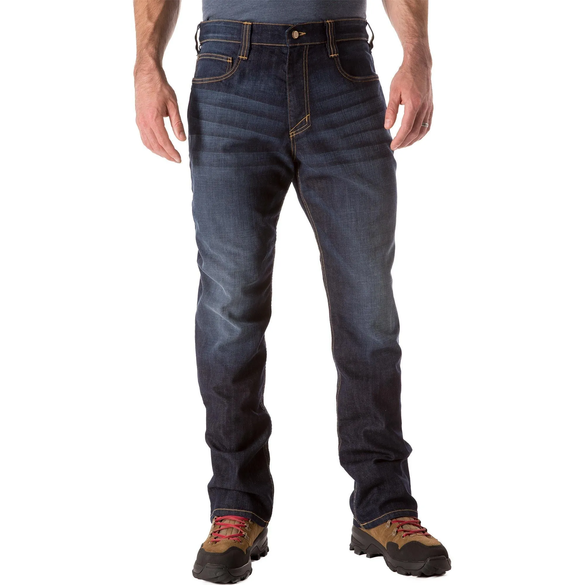 5.11 Tactical Defender Flex Straight Jeans Dark Wash Indigo