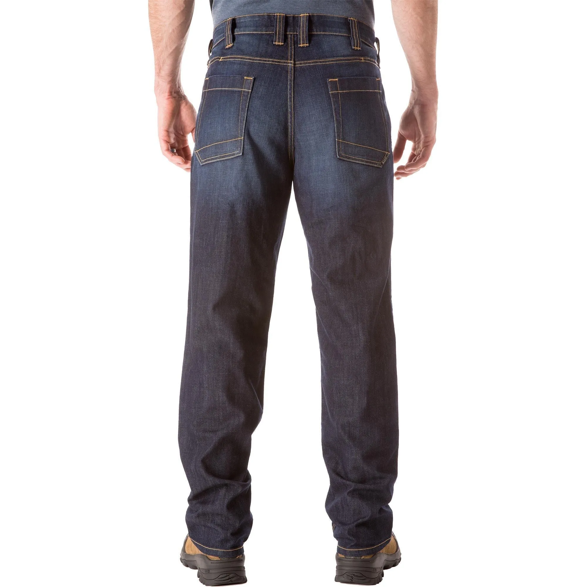 5.11 Tactical Defender Flex Straight Jeans Dark Wash Indigo