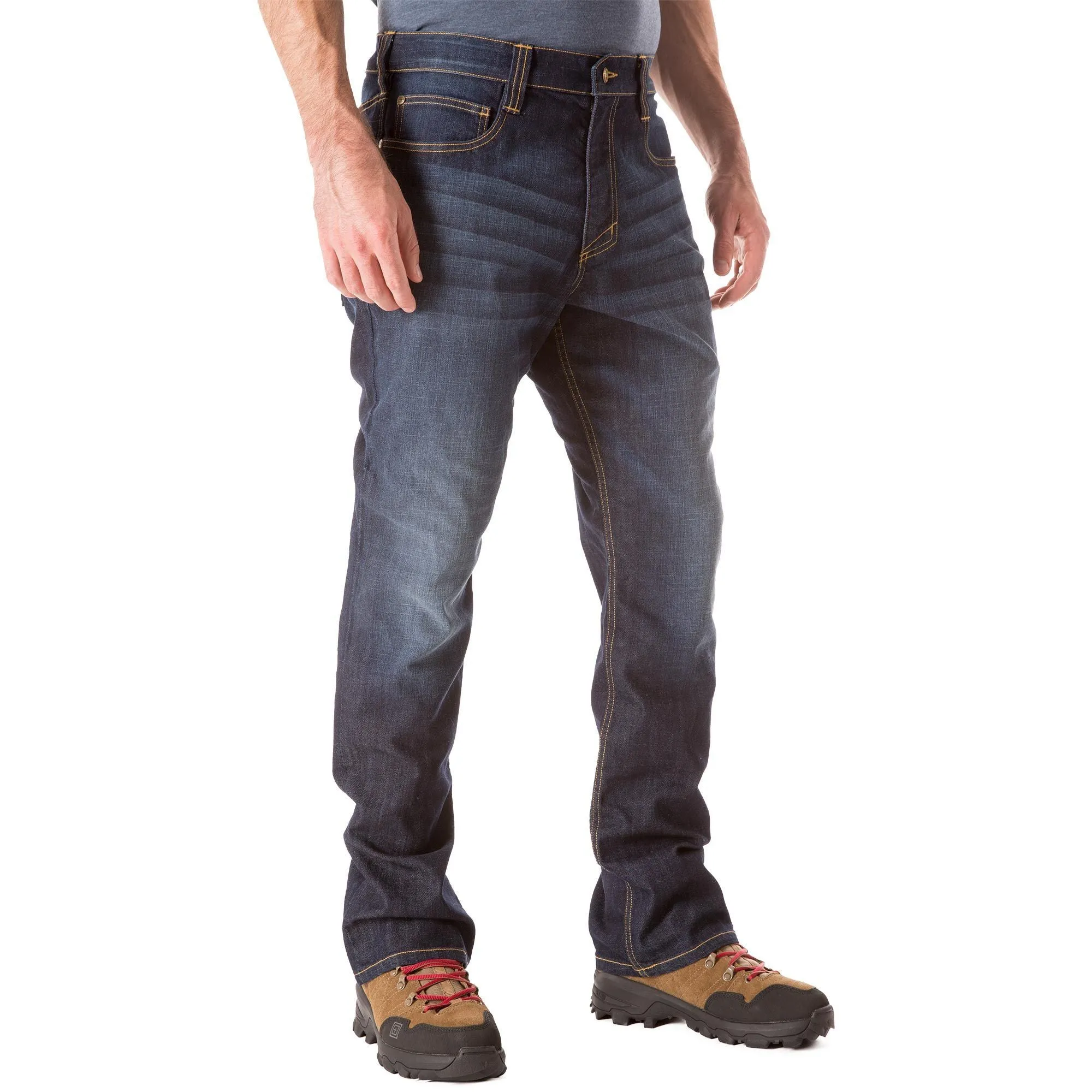 5.11 Tactical Defender Flex Straight Jeans Dark Wash Indigo