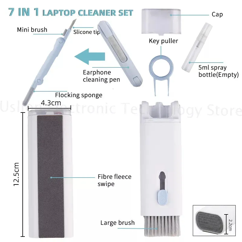7-in-1 Electronics Cleaning Kit with Brush & Pen