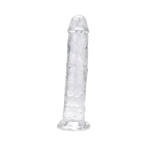 7.5 Inch Clear Suction Cup Dildo - Hands-Free Pleasure
