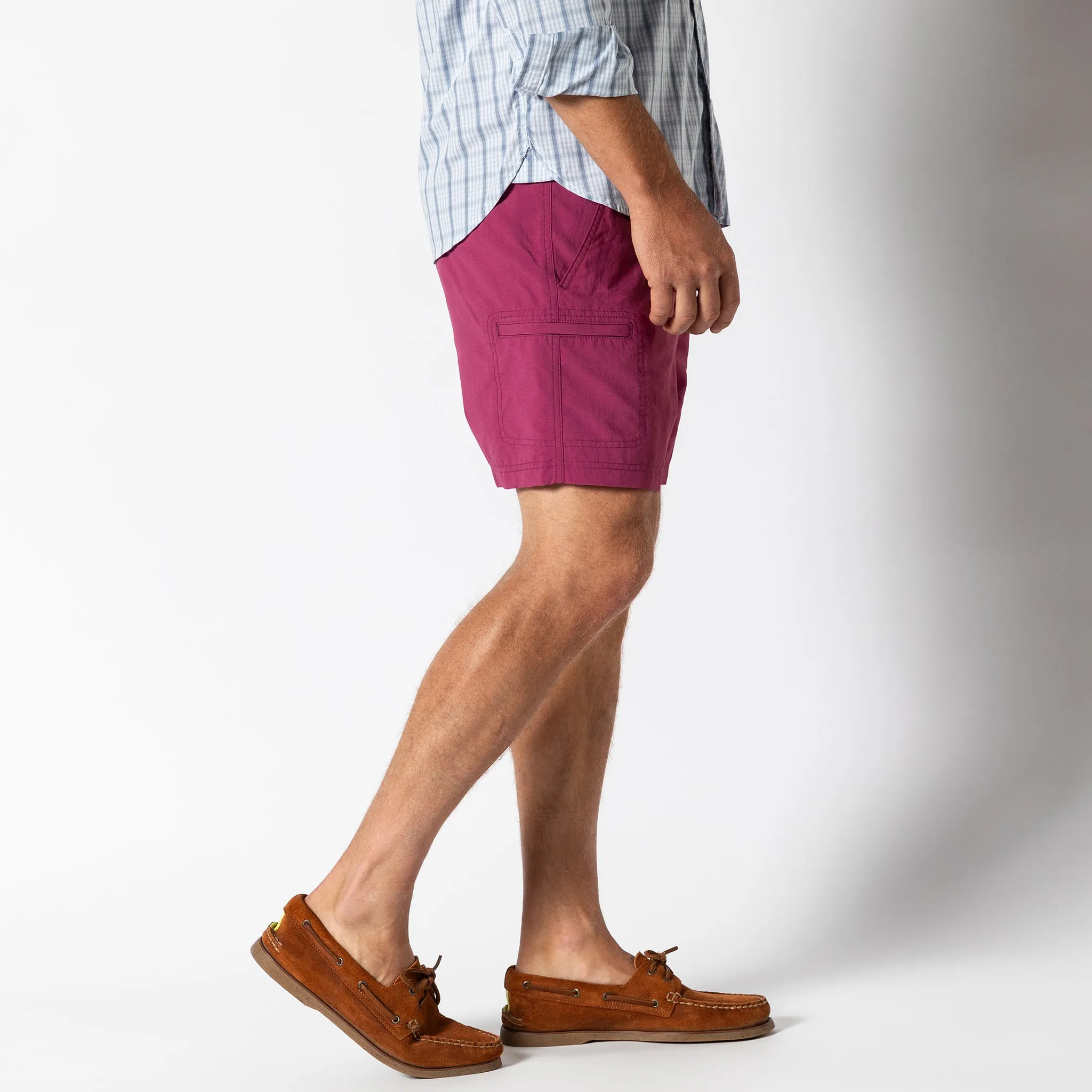 7" On The Fly Performance Short - Violet Quartz