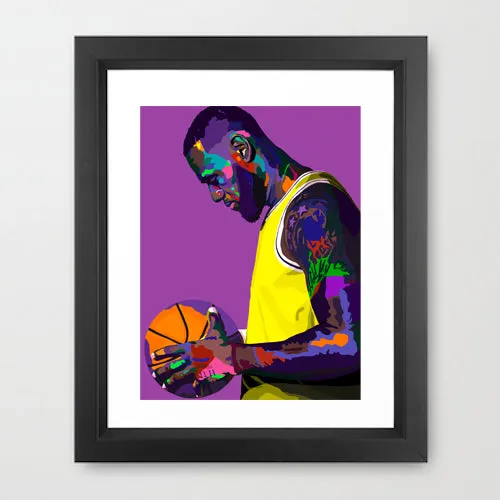 A Love Supreme - Lebron James Portrait - Limited Edition Giclee Art Print & Wall Decor - Vakseen Art