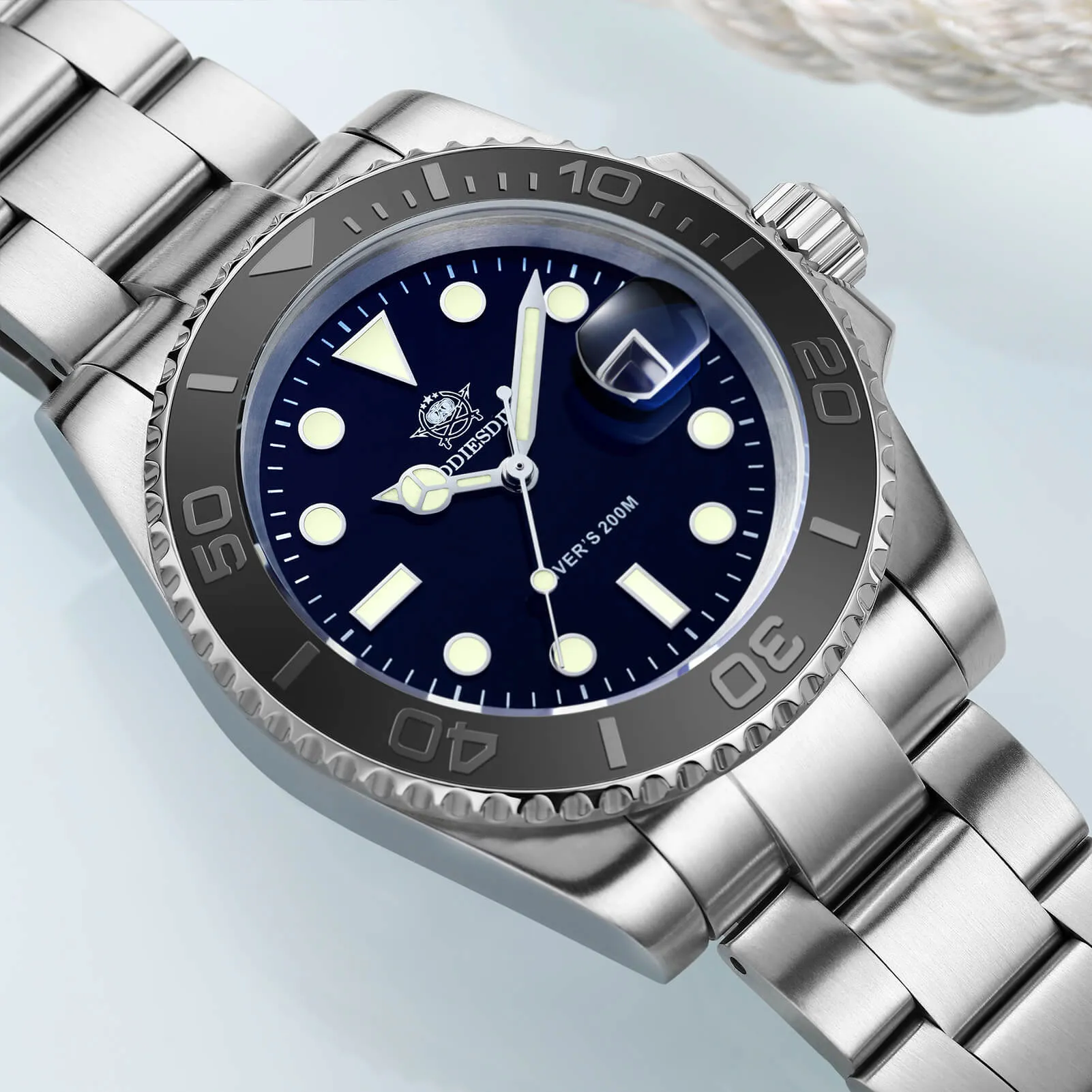 Addiesdive 41mm Quartz Watch Diver's 200M (MY-H3C)