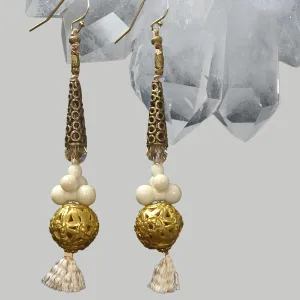 Afghani and Persian gold earrings: Silk Road