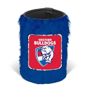 AFL Western Bulldogs Fluffy Can Cooler
