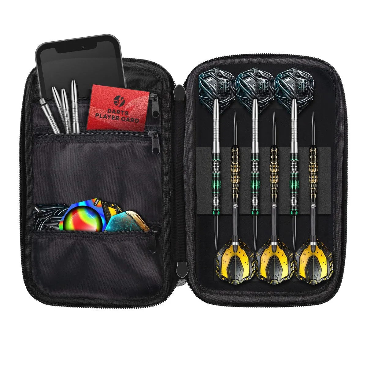 AI Cyberpunk Tactical Darts Case-Two Set Dart Wallet