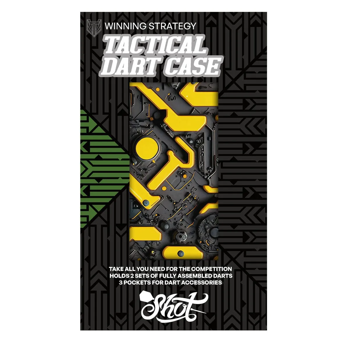 AI Mecha Tactical Darts Case-Two Set Dart Wallet