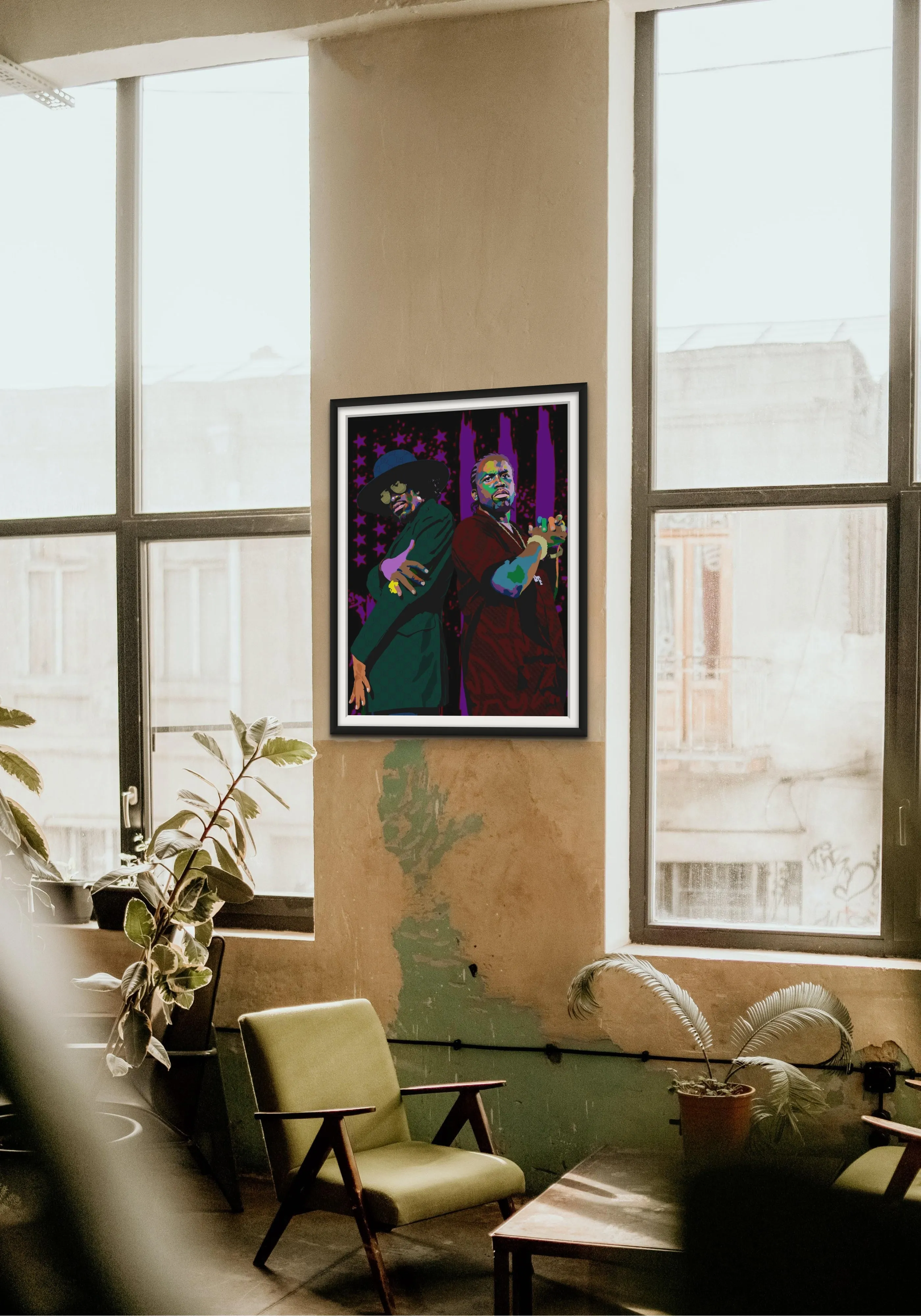 Ain't Nobody Dope As Me - Outkast inspired Portrait - Limited Edition Giclee Art Print & Wall Decor - Vakseen Art