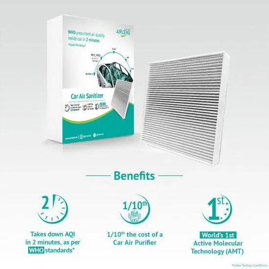 Airlens Car Air Purifier Cabin Filter